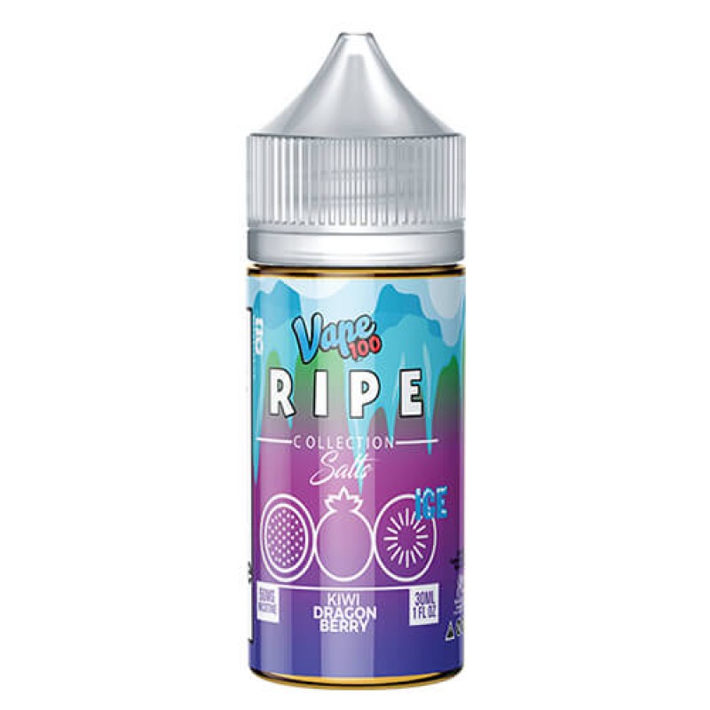 Ripe Collection on Ice by Vape 100 Nic Salts - Kiwi Dragon Berry on Ice