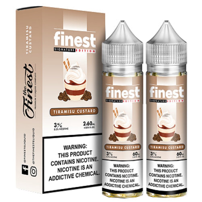 The Finest E-Liquid Synthetic - Tiramisu Custard