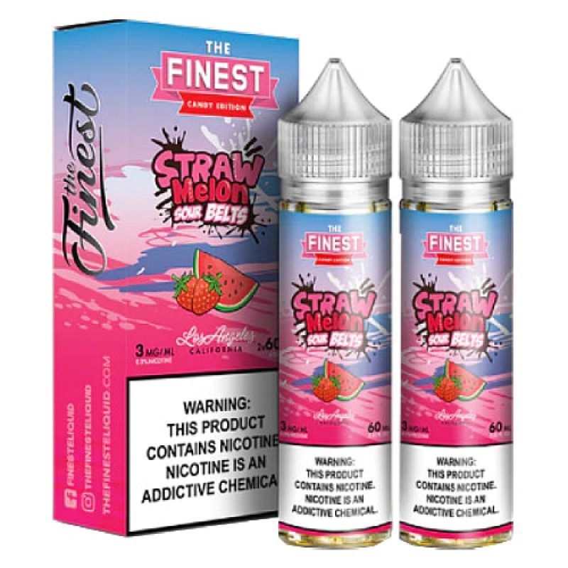 The Finest E-Liquid Synthetic - Straw Melon Sour Belts