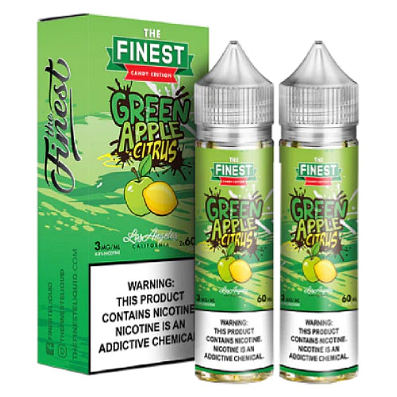 The Finest E-Liquid Synthetic - Green Apple Citrus