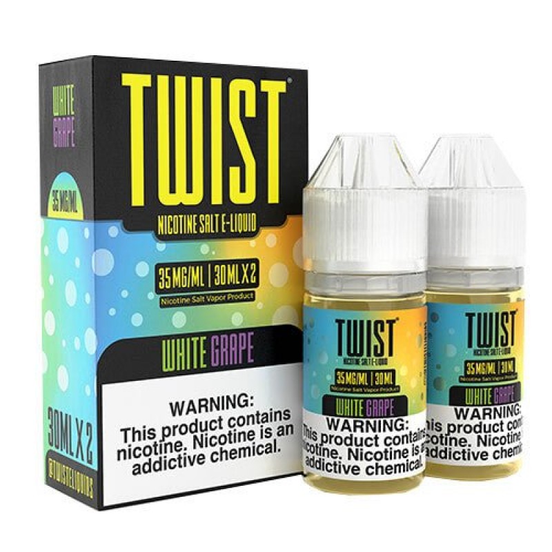 Twist SALTS - White Grape Twin Pack eJuice