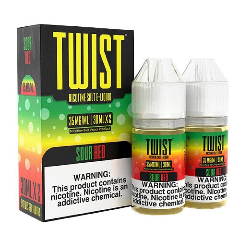 Twist SALTS - Sour Red Twin Pack eJuice