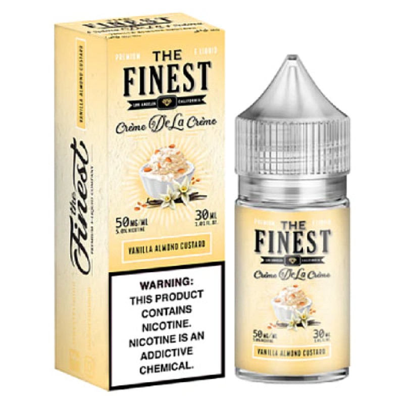 The Finest E-Liquid Synthetic SALTS - Vanilla Almond Custard