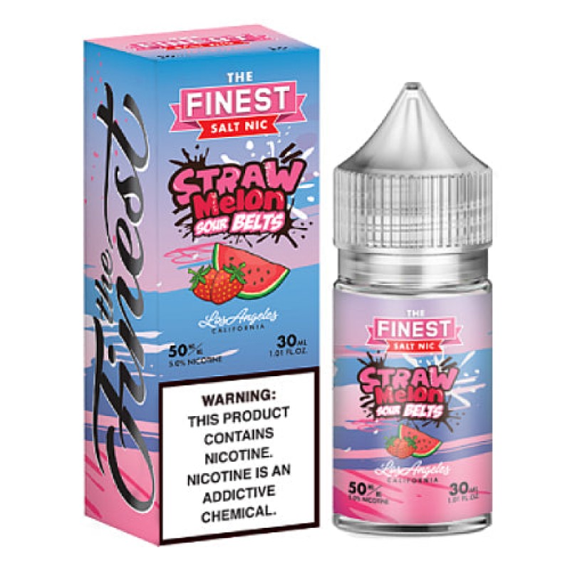 The Finest E-Liquid Synthetic SALTS - Straw Melon Sour Belts