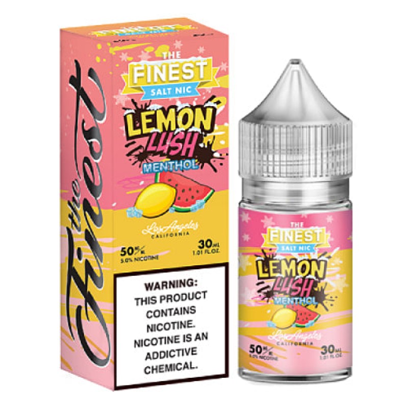 The Finest E-Liquid Synthetic SALTS - Lemon Lush Menthol