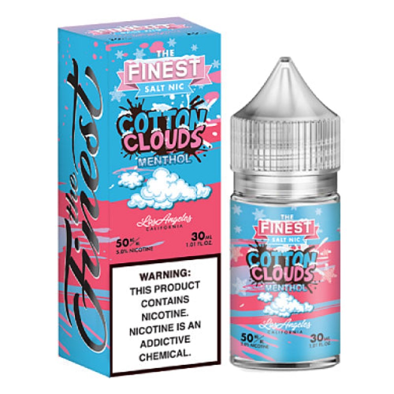 The Finest E-Liquid Synthetic SALTS - Cotton Clouds Menthol