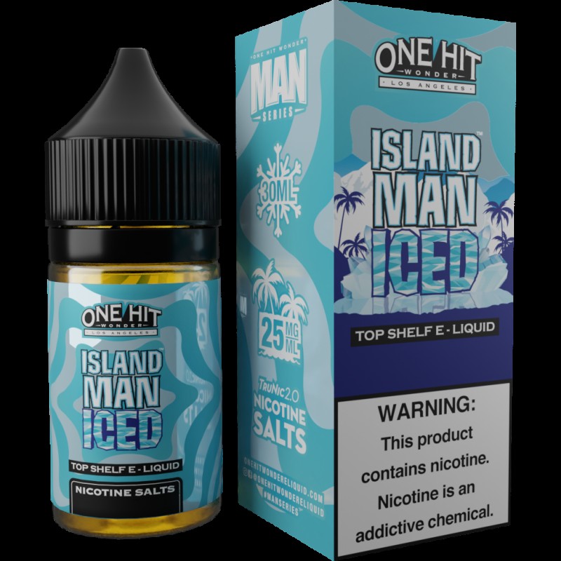 One Hit Wonder Salts, Island Man Iced, 30mL