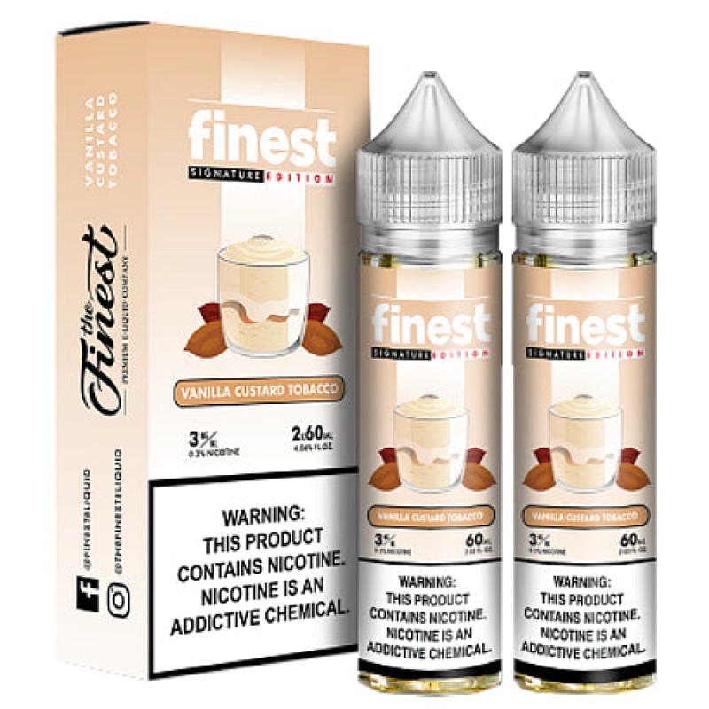 The Finest E-Liquid Synthetic - Vanilla Custard Tobacco