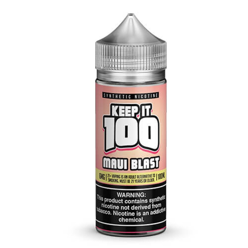 Keep It 100 Synthetic E-juice - Maui Blast
