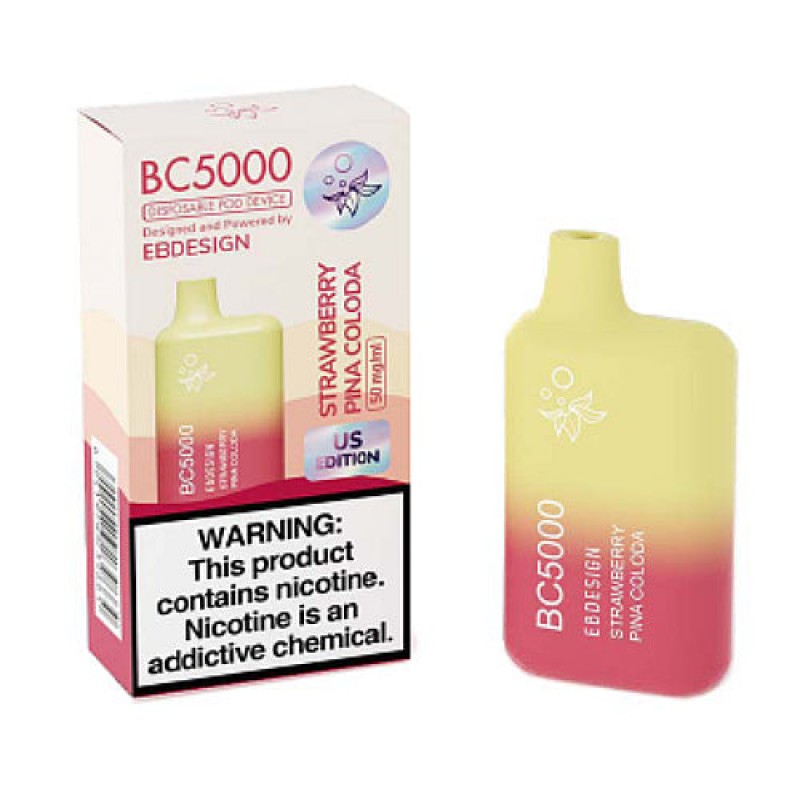E.B. Design BC5000 - Disposable Vape Device - Strawberry Pina Colada