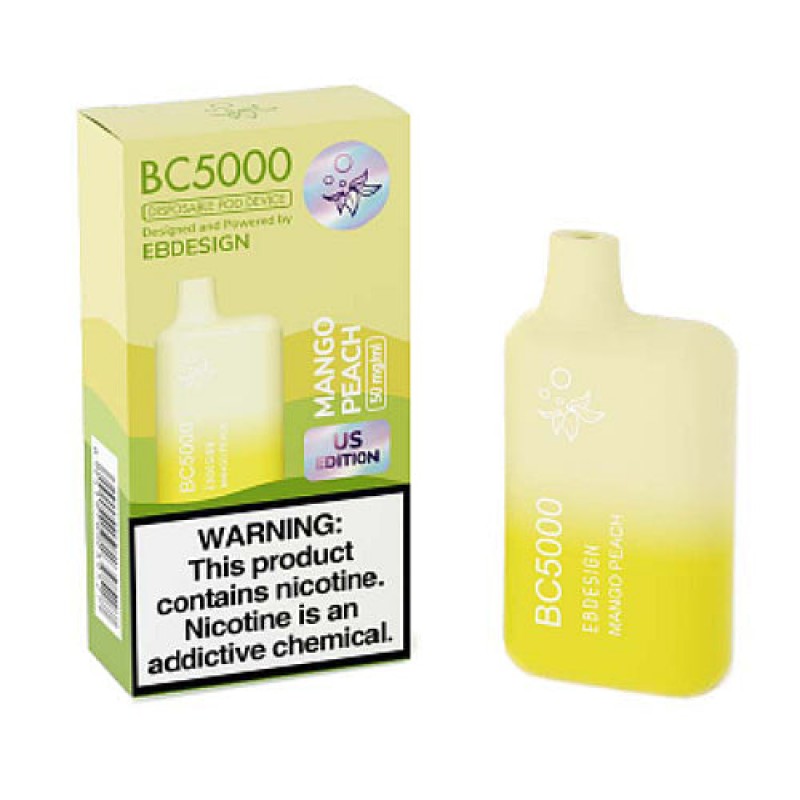 E.B. Design BC5000 - Disposable Vape Device - Mango Peach