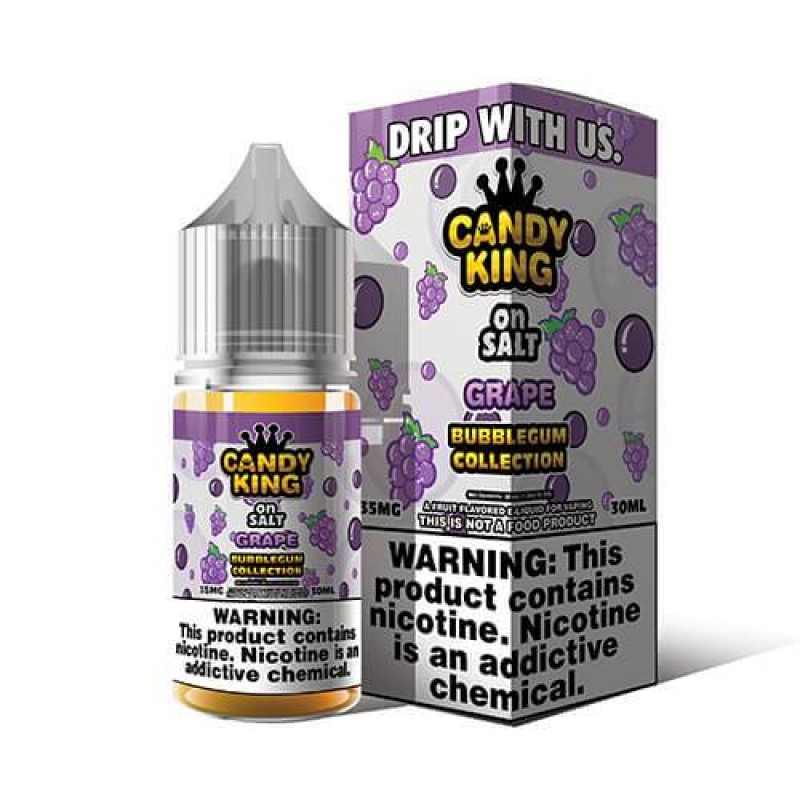 Candy King eJuice Bubblegum Synthetic SALTS - Grape