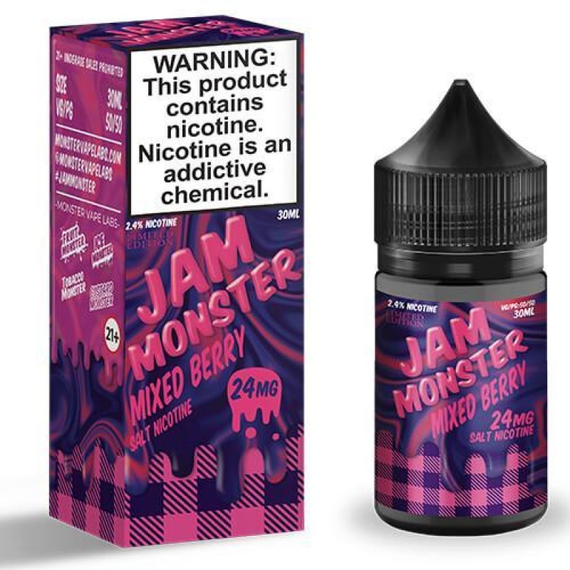 Jam Monster Synthetic Salt - Mixed Berry
