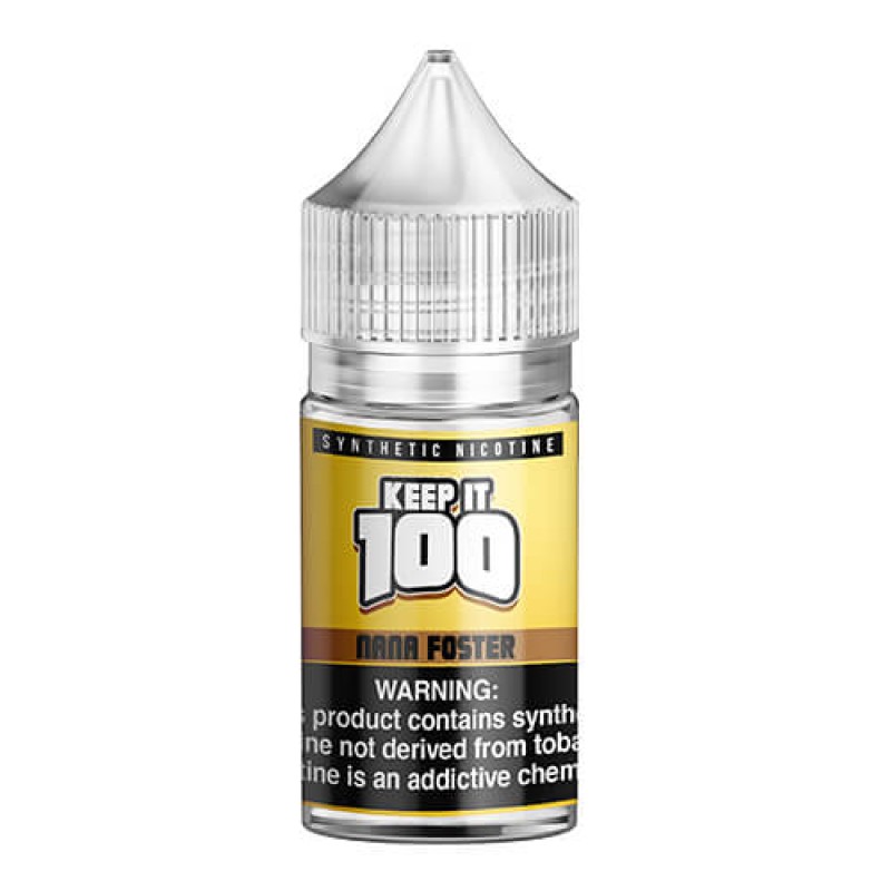 Keep It 100 Synthetic E-juice Salt - Nana Foster