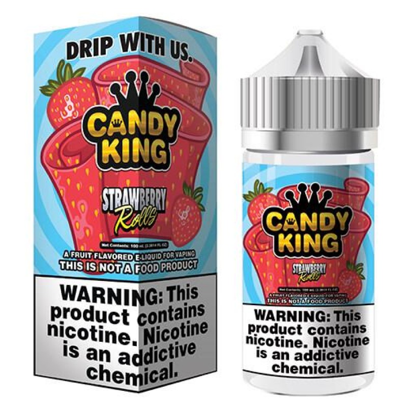 Candy King eJuice Synthetic - Strawberry Rolls