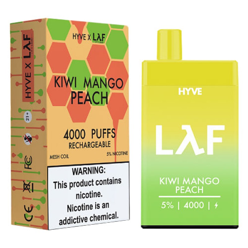 HYVE 4K Kiwi Mango Peach Disposable Vape pen