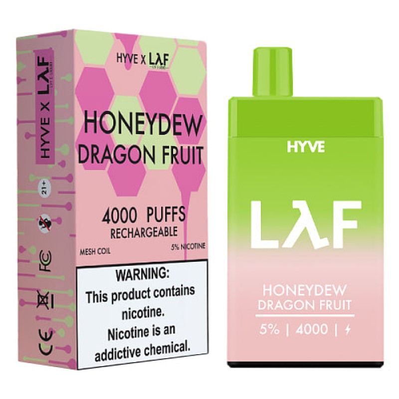 HYVE 4K Honeydew Dragonfruit Disposable Vape pen