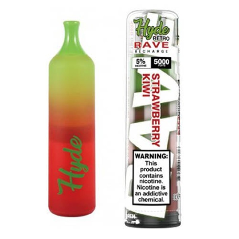 Hyde Retro Rave Strawberry Kiwi Disposable Vape Pen