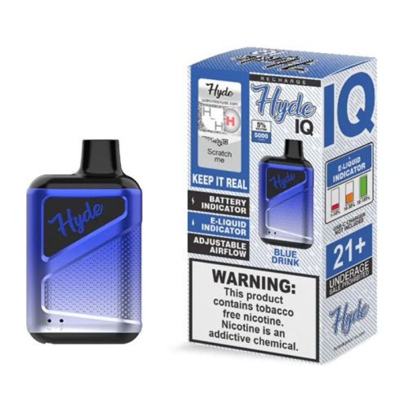 Hyde IQ Recharge Blue Drink Disposable Vape Pen