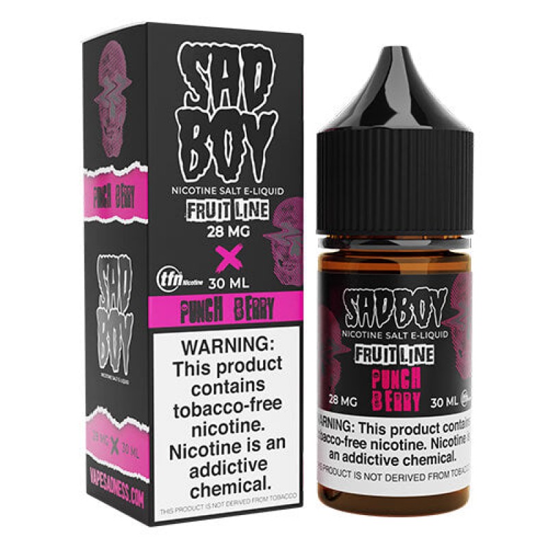 Sadboy Tobacco-Free SALTS Fruit Line - Punch Berry