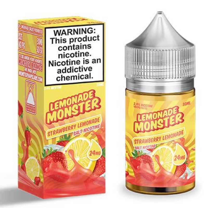 Lemonade Monster NTN Salt - Strawberry Lemonade
