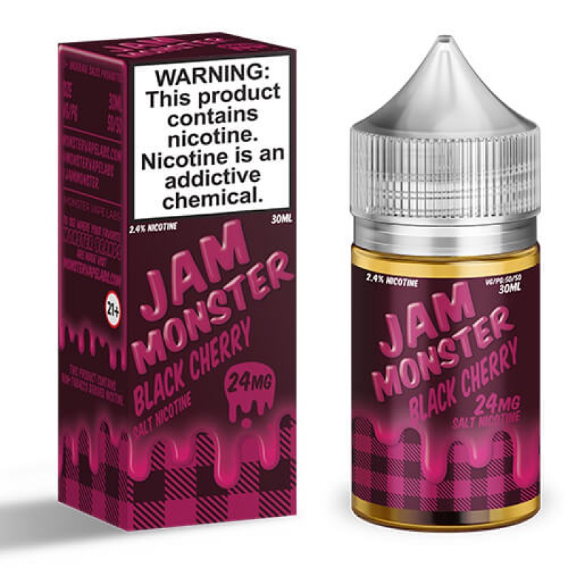 Jam Monster Tobacco-Free Salts - Black Cherry