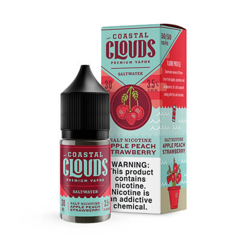 Coastal Clouds Salt - Saltwater Apple Peach Strawberry