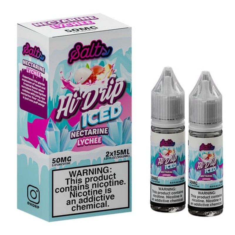 Hi-Drip Salt Twin Pack - Iced Nectarine Lychee Salt