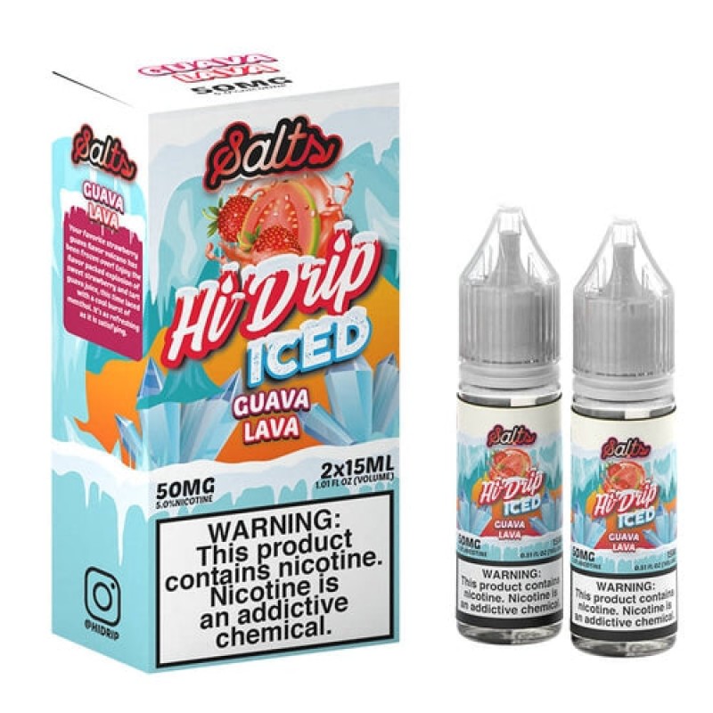 Hi-Drip Salt Twin Pack - Iced Guava Lava Salt