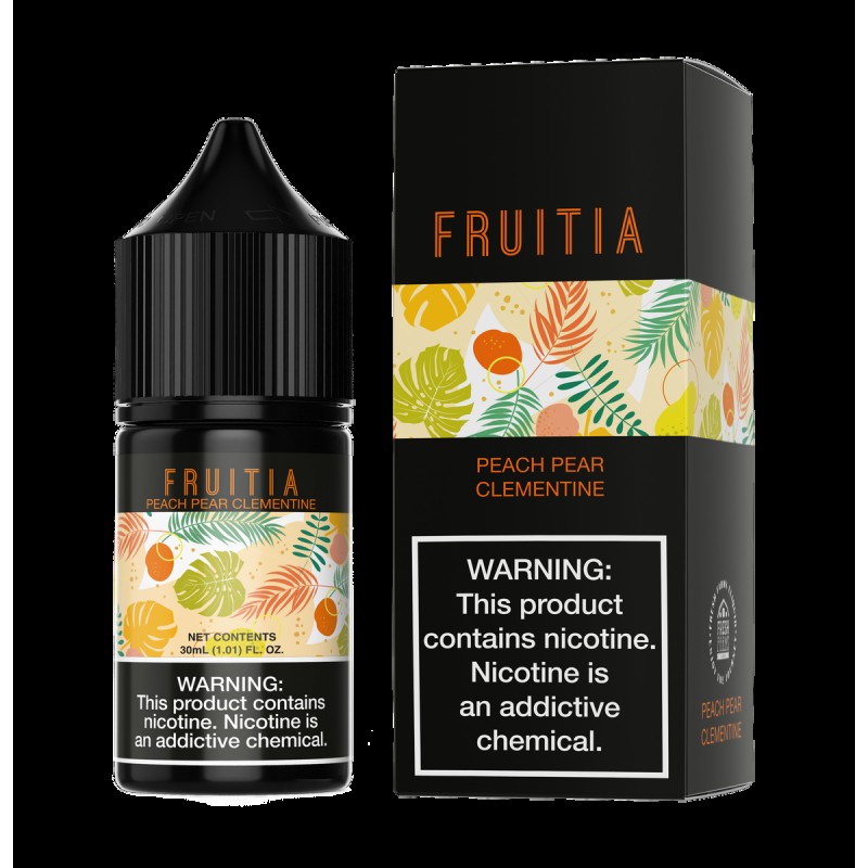 Fruitia Passion Peach Pear Clementine Salts