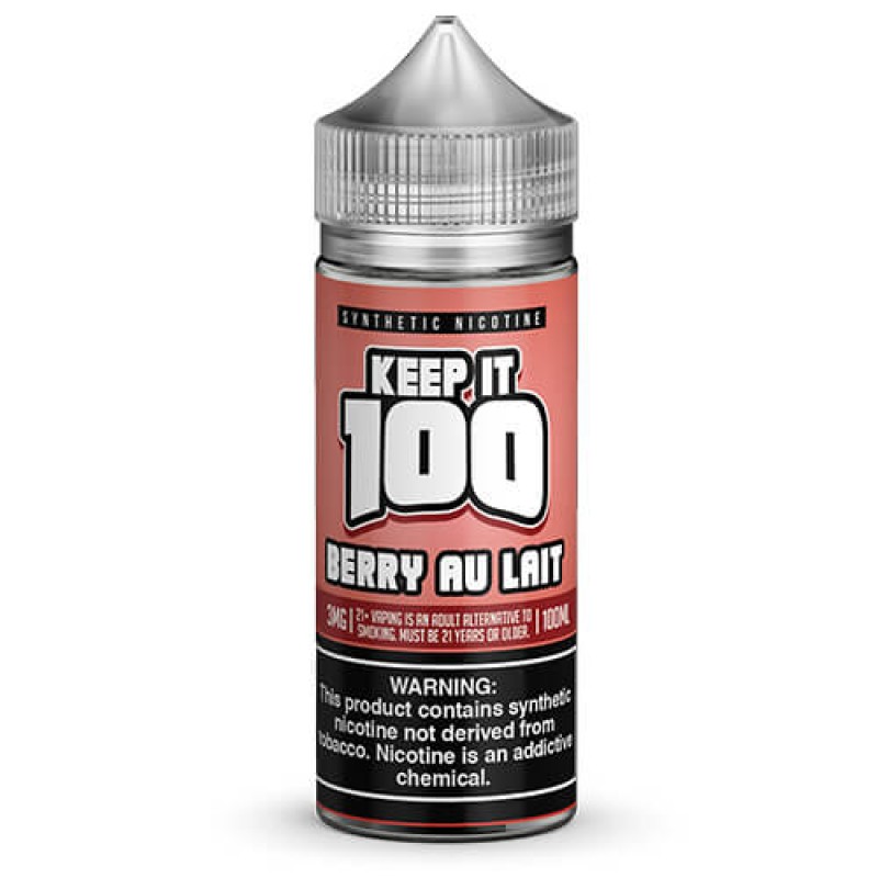Keep It 100 Synthetic E-juice - Berry Au Lait
