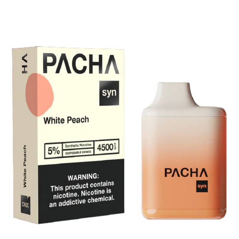 Pachamama Disposable - 4500 - White Peach