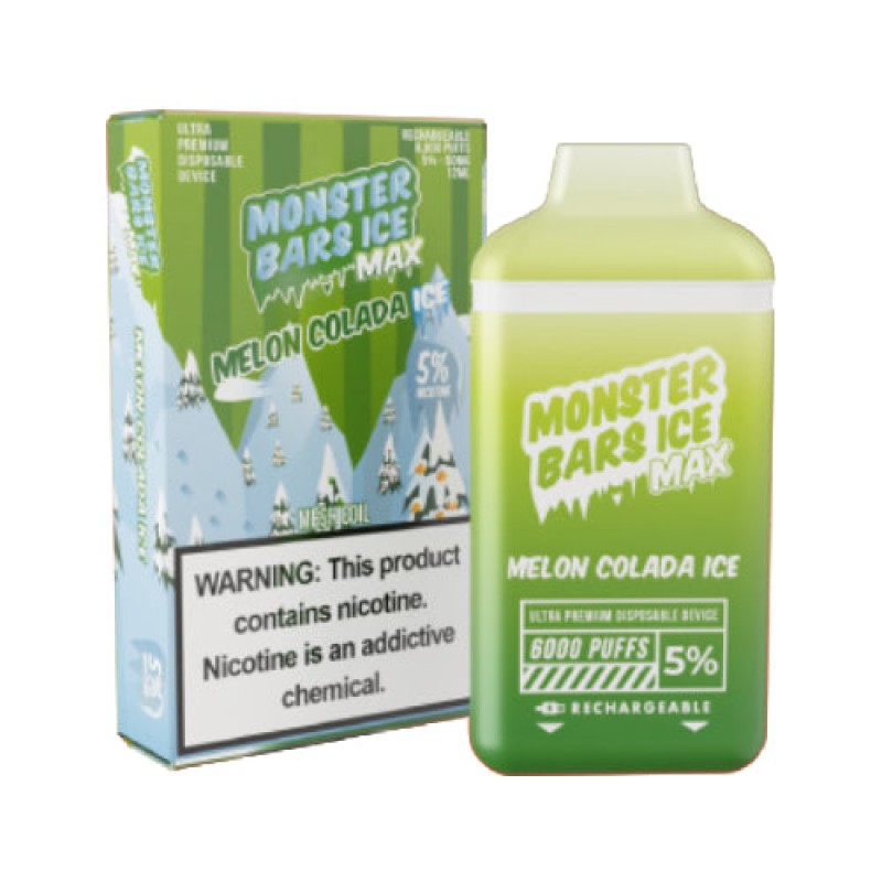 Monster Bars MAX - 6000 - Melon Colada Ice