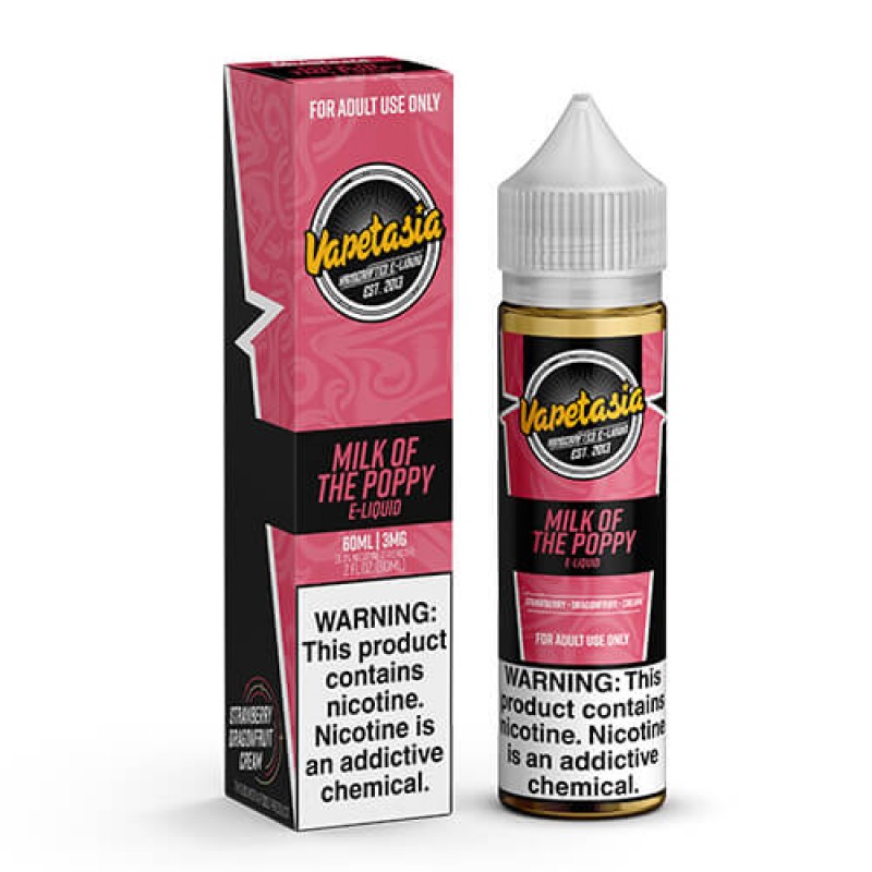 Vapetasia eJuIce - Milk of the Poppy