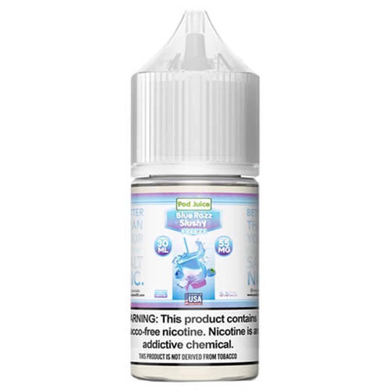 Pod Juice Tobacco-Free Salts - Blue Razz Slushy Freeze