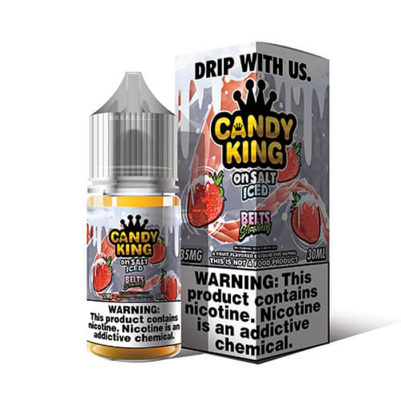 Candy King SALT - Strawberry Belts Iced