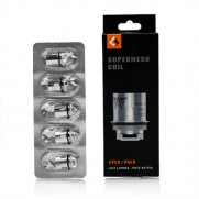 GeekVape Super Mesh X1 Replacement Vape Coils, 5 Pack