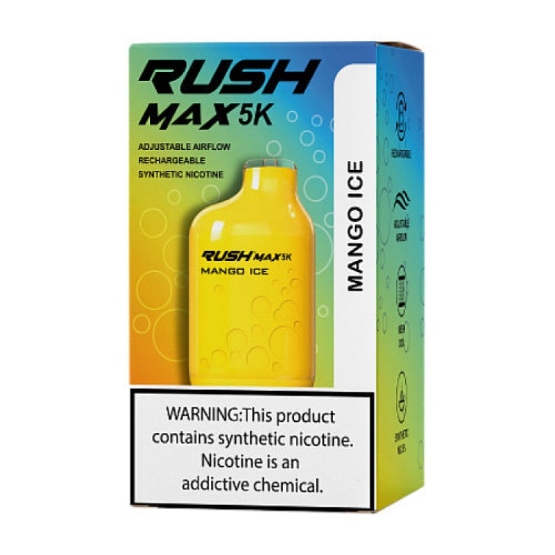 Rush Max 5K Disposable  - Mango Ice