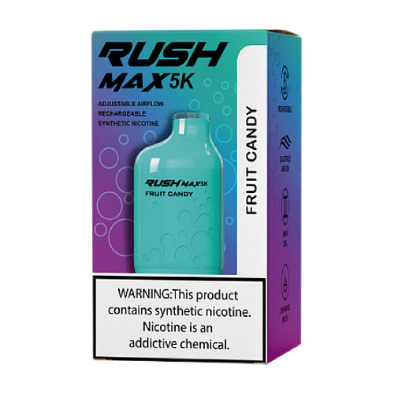 Rush Max 5K Disposable  - Fruit Candy