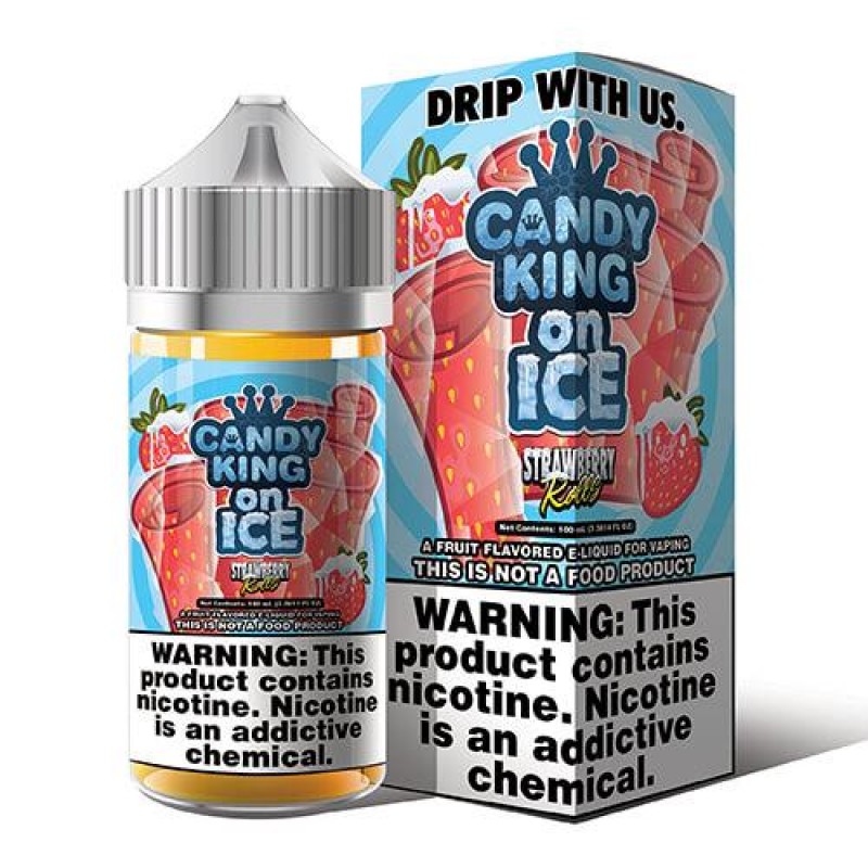 Candy King On Ice eJuice Synthetic - Strawberry Rolls On Ice