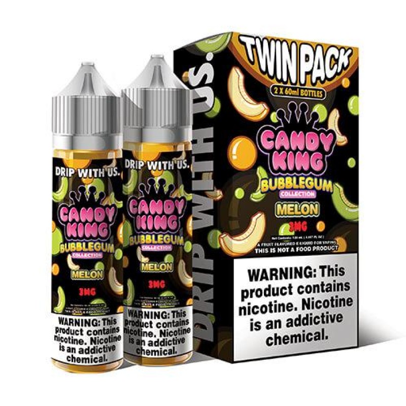 Candy King eJuice Bubblegum Synthetic - Melon