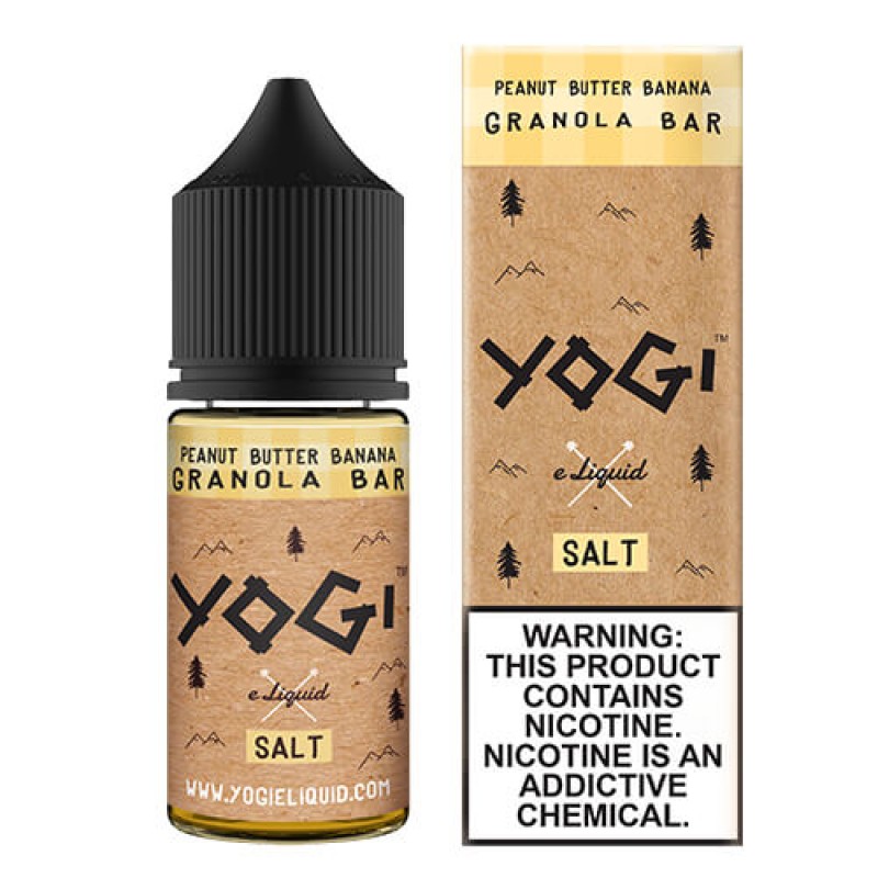 Yogi ELiquid Salts - Peanut Butter Banana Yogi Salt