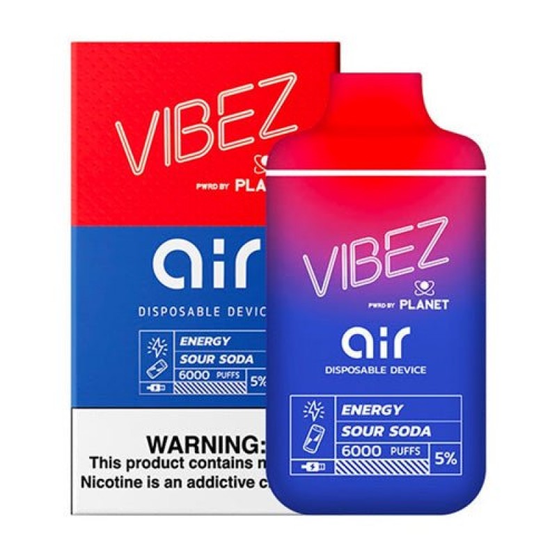 Vibez Air 6K Energy Sour Soda Disposable Vape Pen