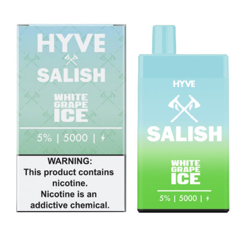HYVE X Salish 5K White Grape Ice Disposable Vape Pen