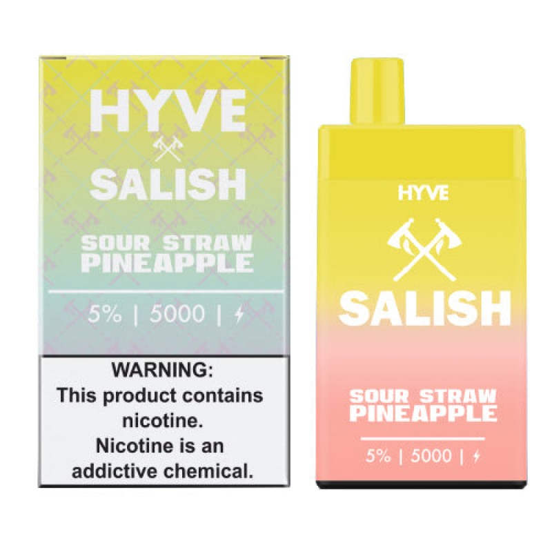 HYVE X Salish 5K Sour Straw Pineapple Disposable Vape Pen