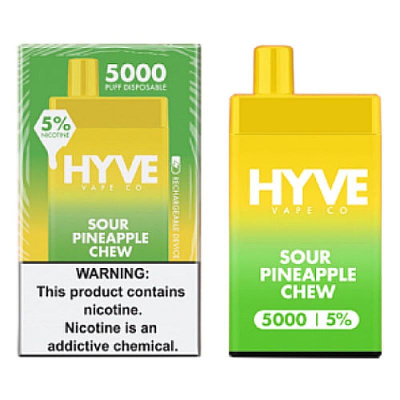 HYVE 5K Disp - Sour Pineapple Chew