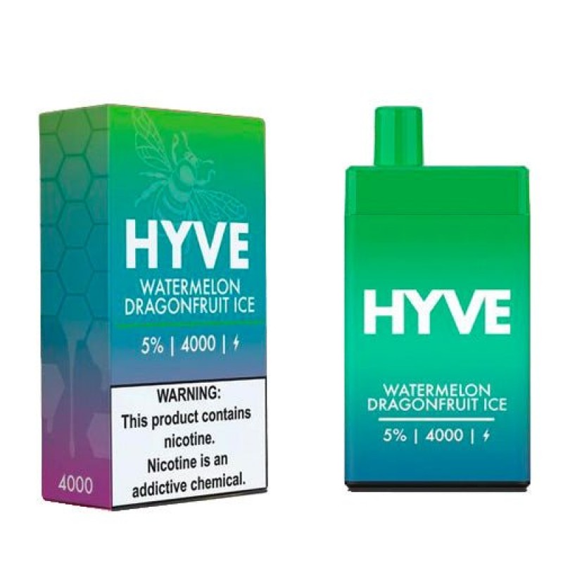 Hyve 4K Watermelon Dragonfruit Ice Disposable Vape Pen