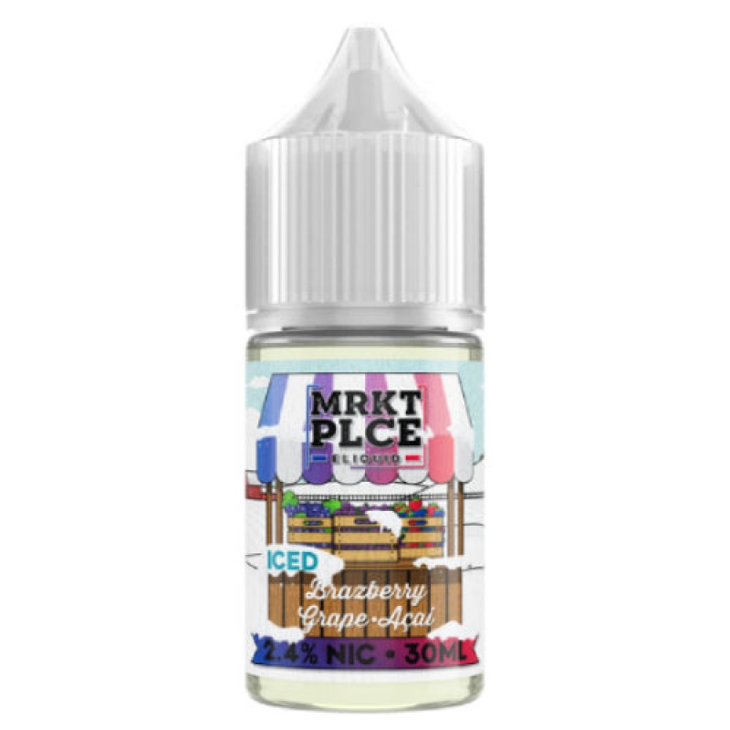 MRKTPLCE eLiquid Salt - Iced Brazberry Grape Acai