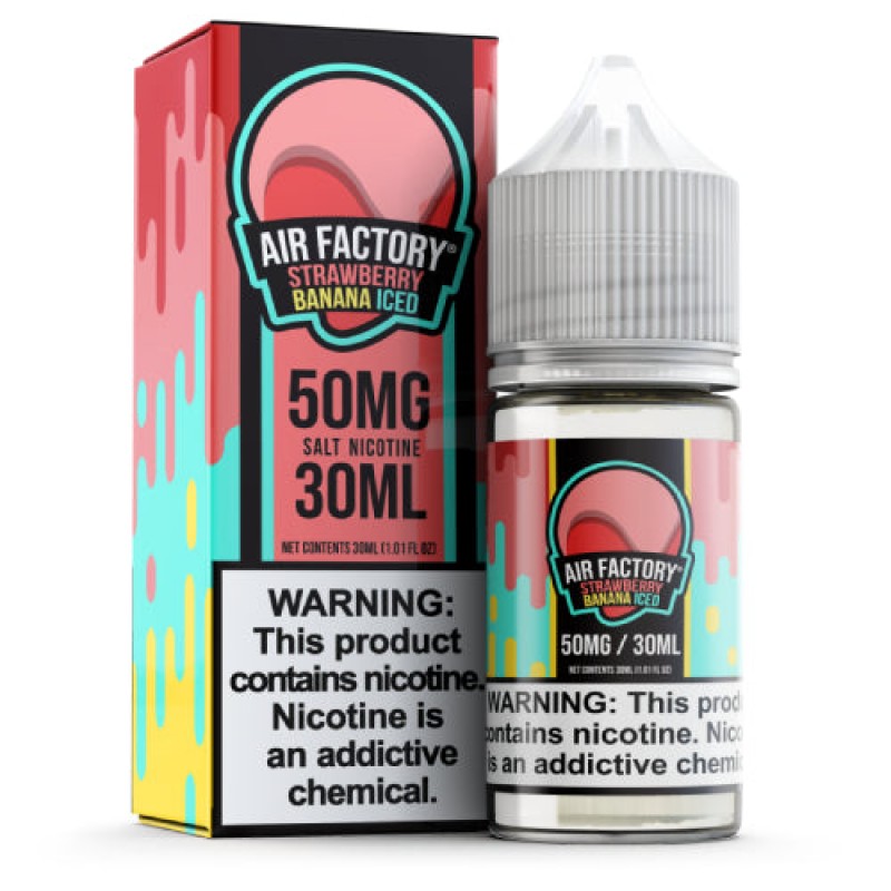 Air Factory eLiquid Synthetic SALTS - Strawberry Banana Iced